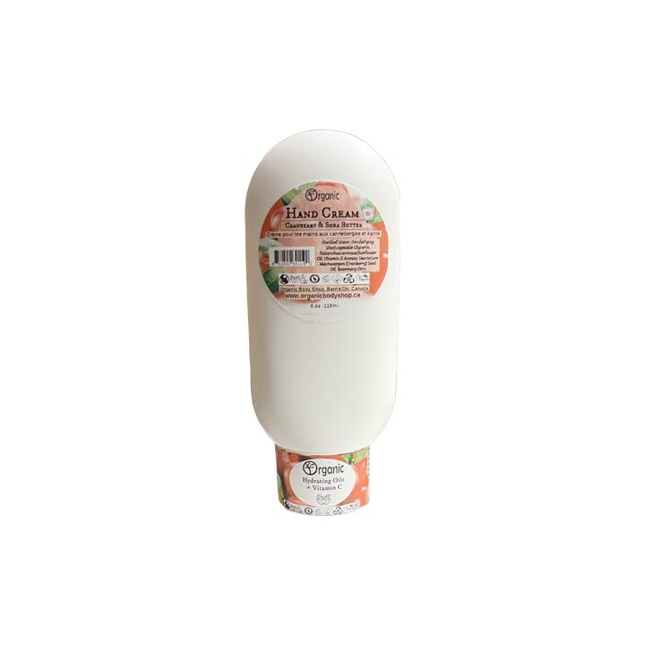 Hand Cream. Sweet tart cranberry. for wholesale by Organic Body Shop