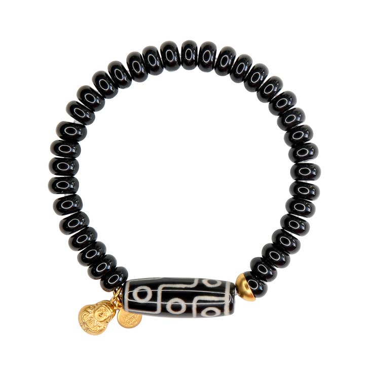 Dharma Bracelet in Black Onyx for wholesale by Catherine Page Jewelry