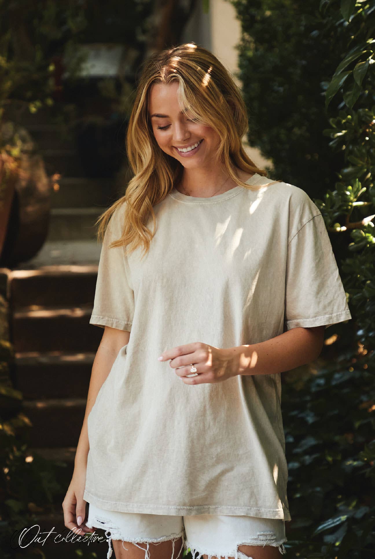 OAT COLLECTIVE - Wholesale T-Shirt - Women's - PREMIUM BASIC MINERAL Oversized Top7