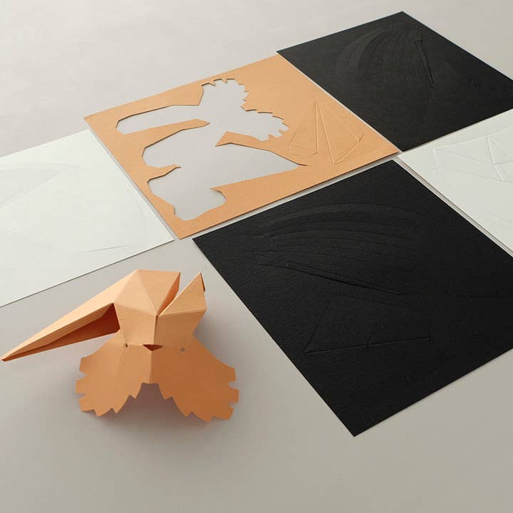 Today is Art Day - Wholesale Doe-het-zelf-knutselset - Hoopoe - 3D-papieren vogelfiguur van Pego3