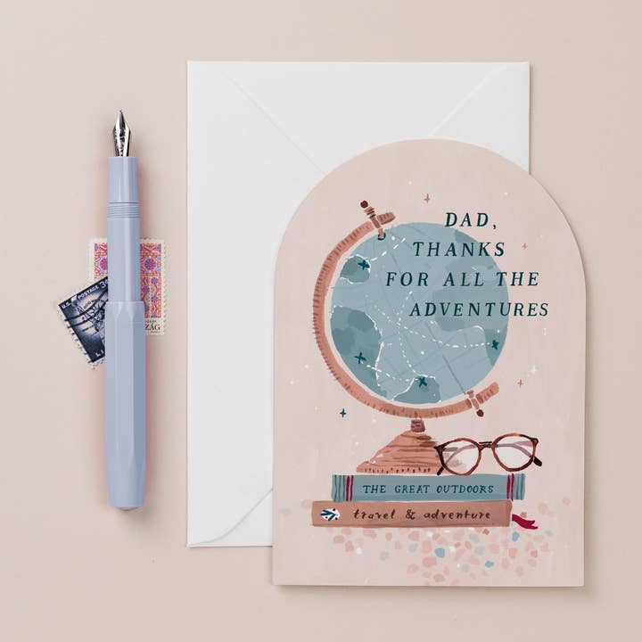 Father's Day Card | Dad Adventures Card | Father's Day Cards for wholesale by Sister Paper Co.