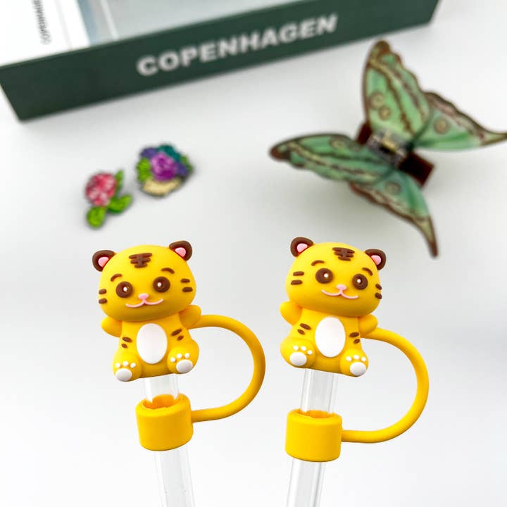 SoapElenGlen - Wholesale Jug - Cute Tiger Straw Topper