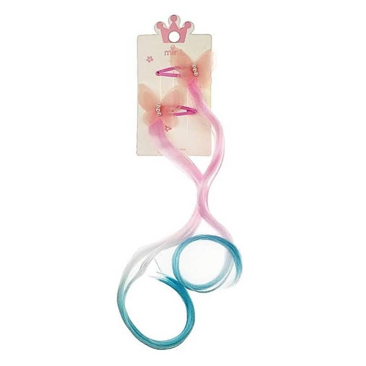 Ombré Haarverlenging Vlinder Haarclips voor wholesale door Atlas Fashion