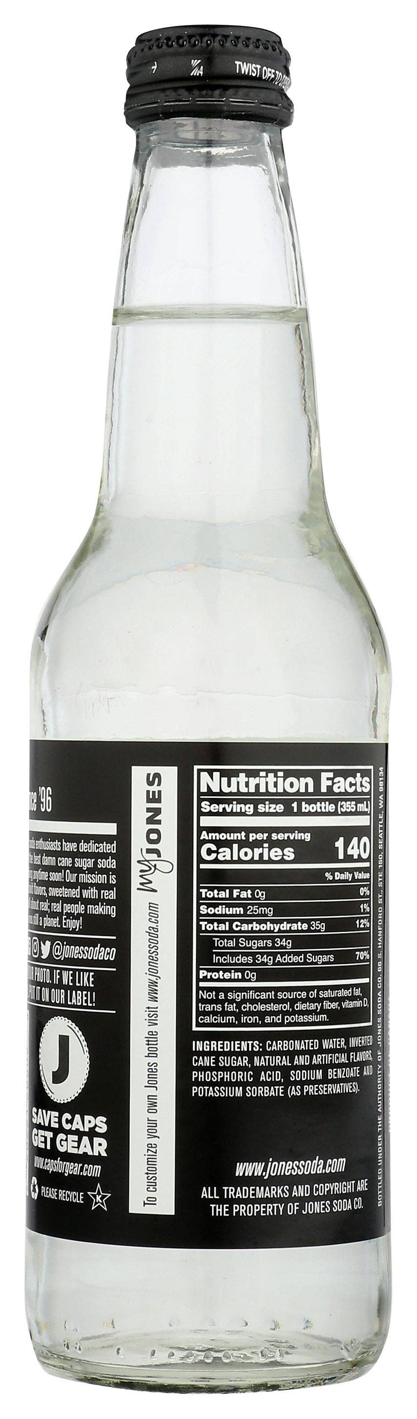 Everyday Supply Co - Wholesale Soda/Carbonated Drink - JONES SODA CREAM SODA - Case of 121