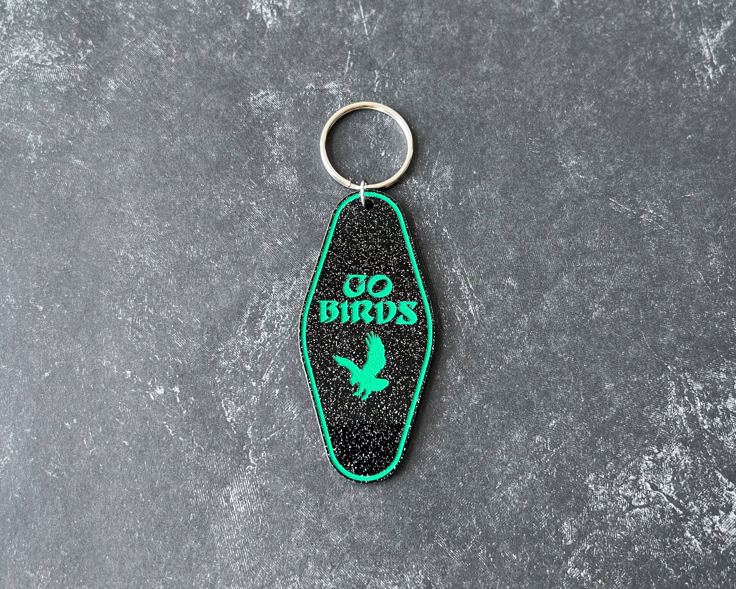 Studio Bladel - Wholesale Keychain - Unisex - Go Birds acrylic motel key style keychain1