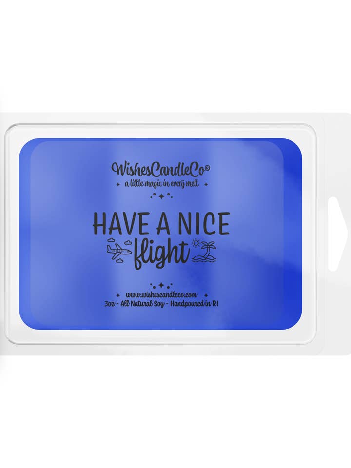 Have A Nice Flight Wax Tart for wholesale by Wishes Candle Co