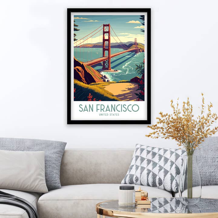 InkNPrintz – wholesale Poster – San Francisco Travel Poster5