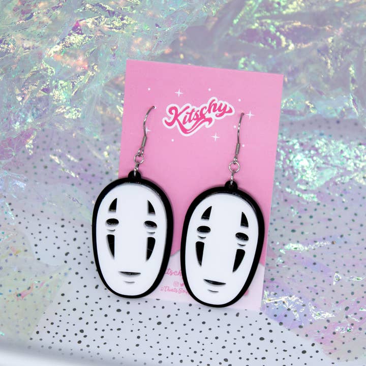 Kitschy - Wholesale Dangle Earrings - No Face Earrings Laser Cut Acrylic1