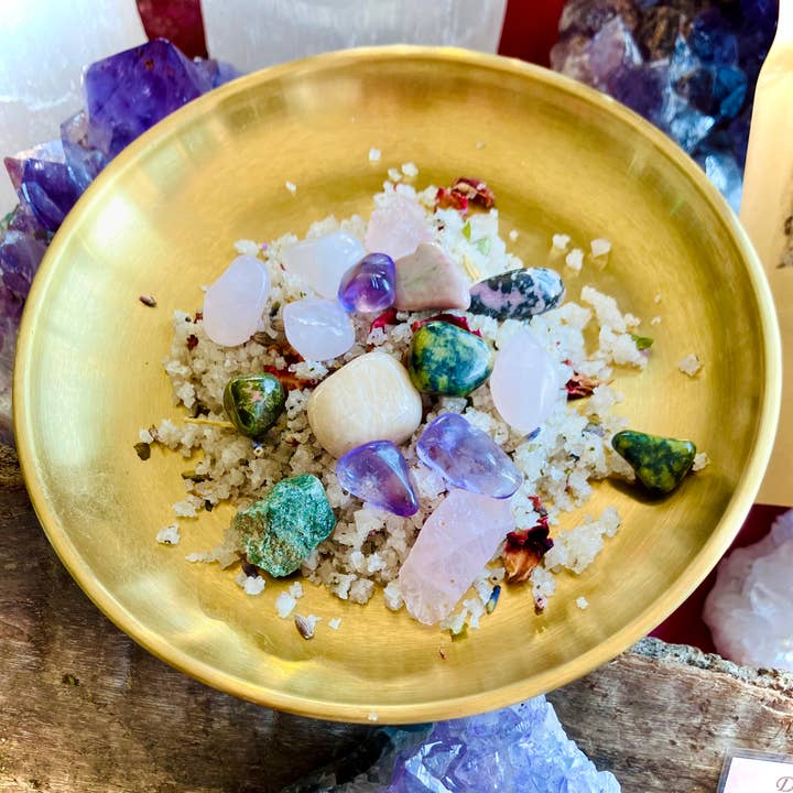 Ritual magic shower salt esoteric tenderness Soothing for wholesale by Desarwen