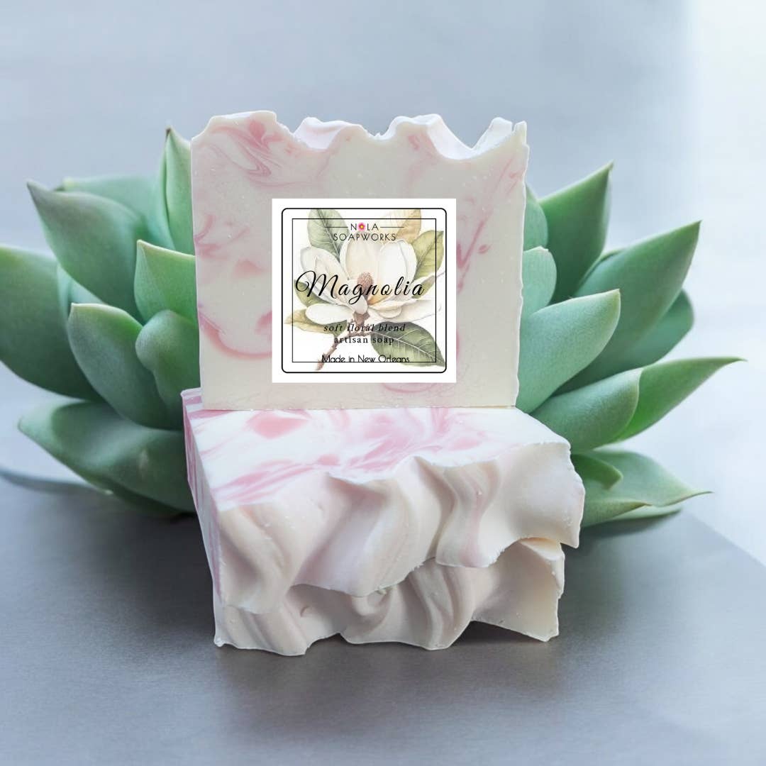 Essentially NOLA Soap Works - Wholesale Bar Soap - Magnolia Bliss Soap with Coconut Milk