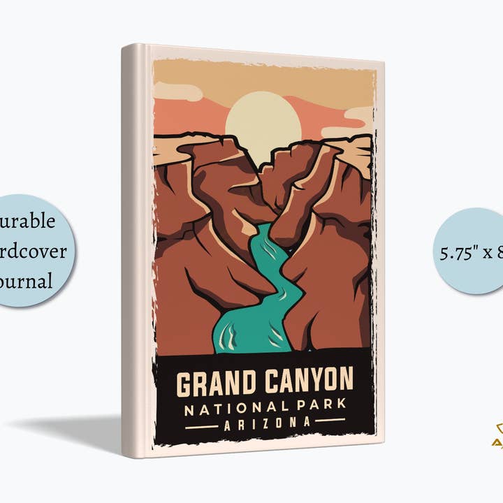 Grand Canyon Travel Journal, Arizona rese gåva anteckningsbok för wholesale av Apex Artisans