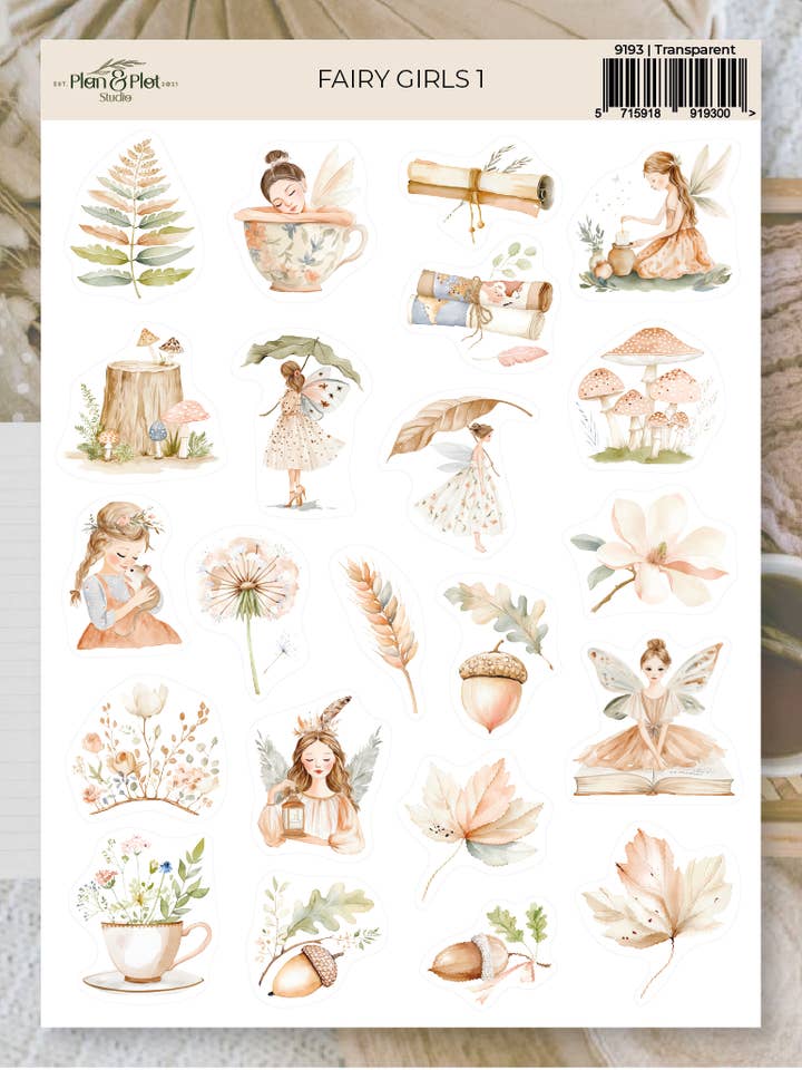 Fairy girls 1 | Klistermärken för wholesale av Plan & Plot Studio