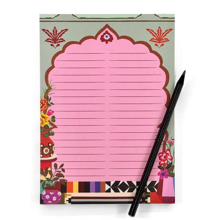 Lifestyle Interiors Floral Botanical Lined A5 Notepad for wholesale by Pavilion