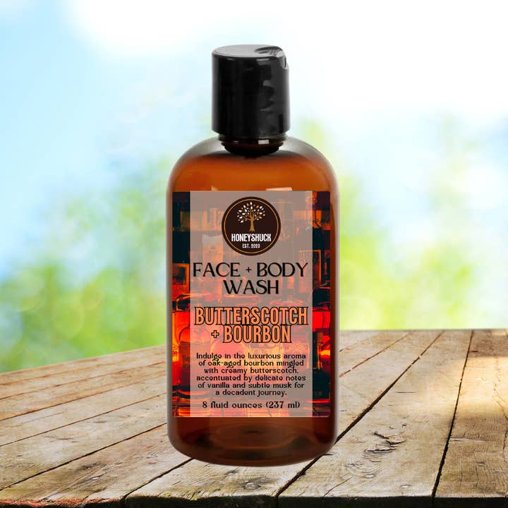 Face + Body Wash | 8 fl oz for wholesale by Honeyshuck Acres, LLC