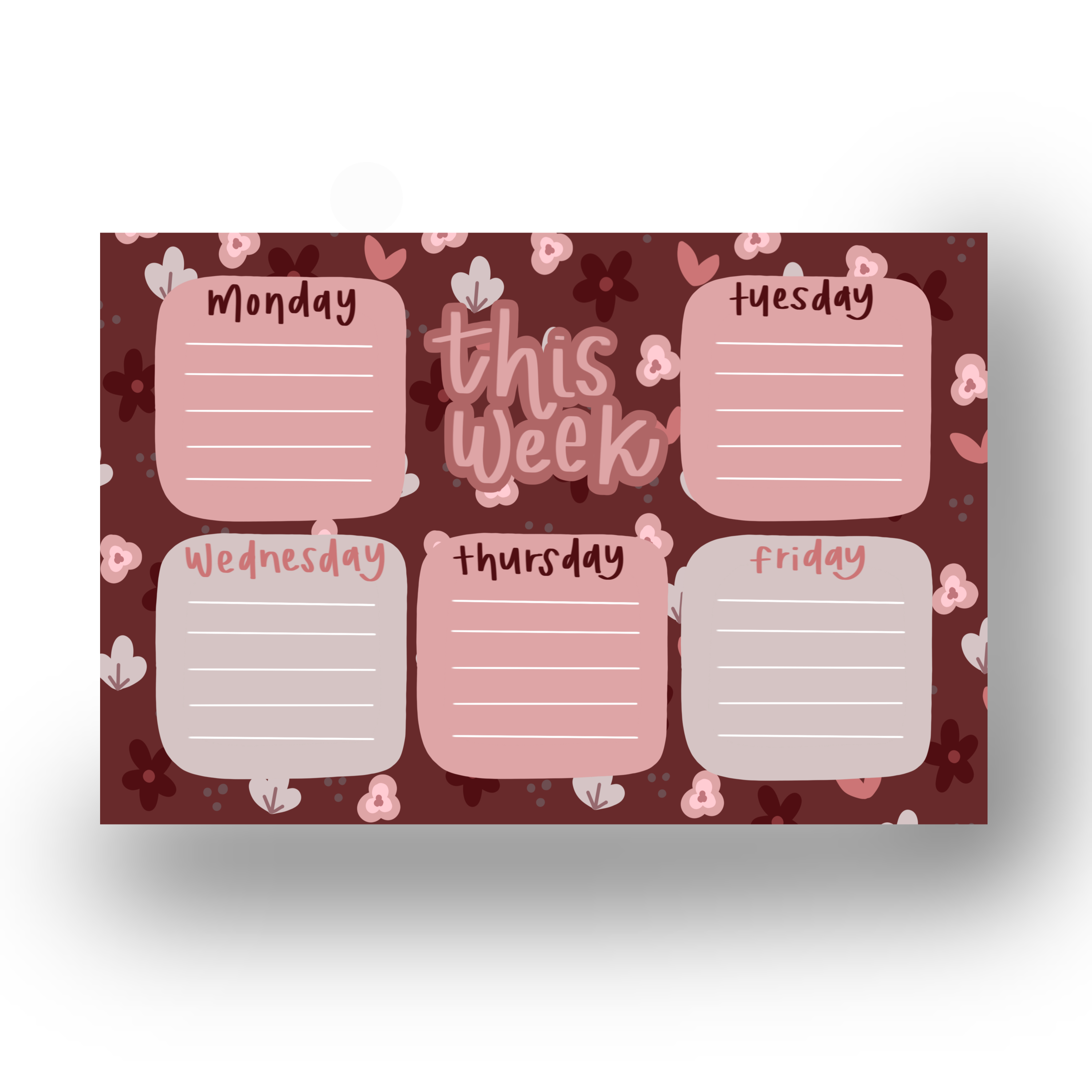 madi&mdsn - Wholesale Notepad - madi weekly notepad0