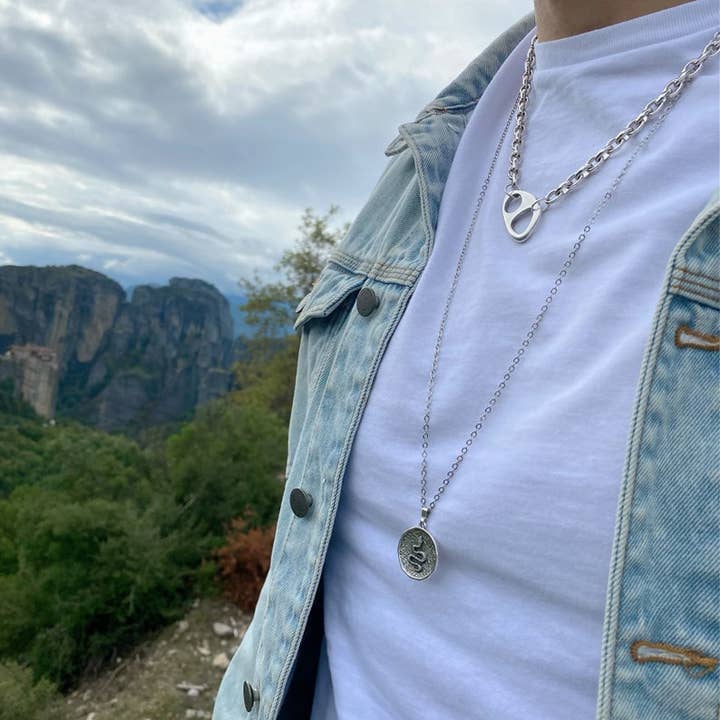 Christina Christi - Vente Bijou – homme - Bijoux pour hommes, collier chaîne en argent, colliers pour hommes4