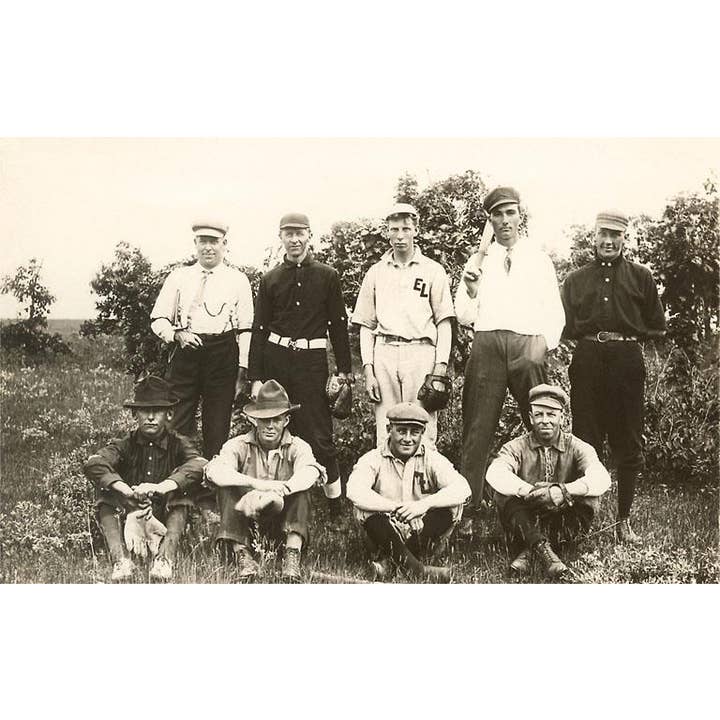 Found Image Press - Wholesale Stationery/Notecard Set - Greeting Card AS-53 Old Baseball Team Photograph