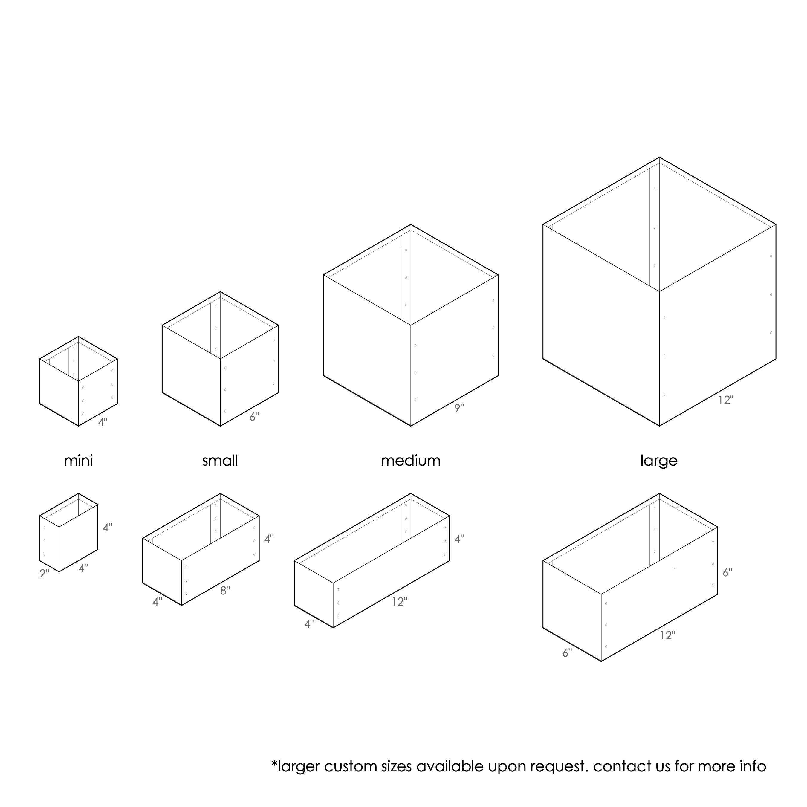 Free House - Wholesale Planter Box - steel planter box 12"3