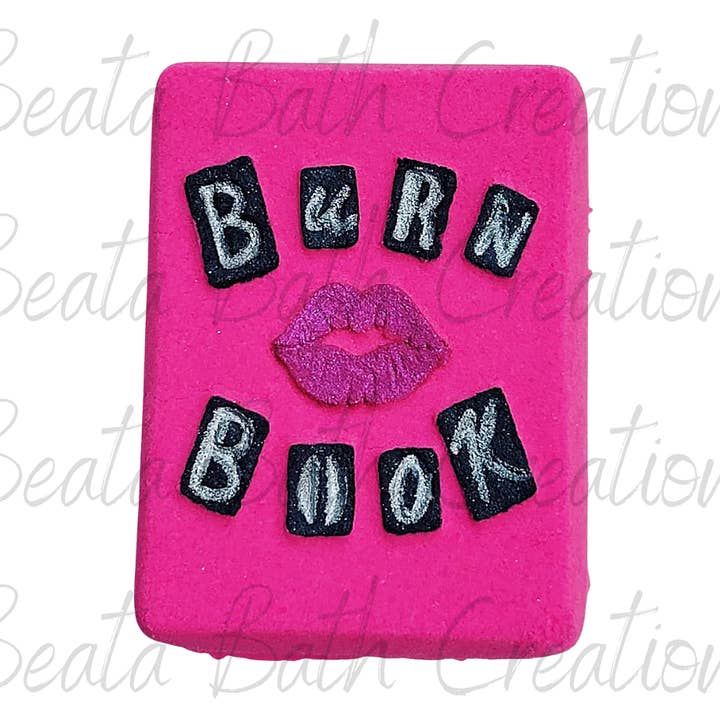 Burning Book Bath Bomb for wholesale by Beata Bath Creations