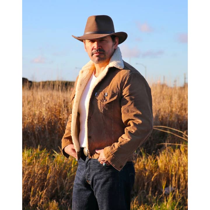 American Hat Makers - Wholesale Fedora - Unisex - Crushable Wool Felt Outback Hat - Style Pathfinder12
