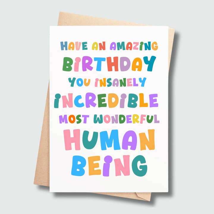 Amazing Birthday Colourful Irish Birthday Card for wholesale by SP Gifts