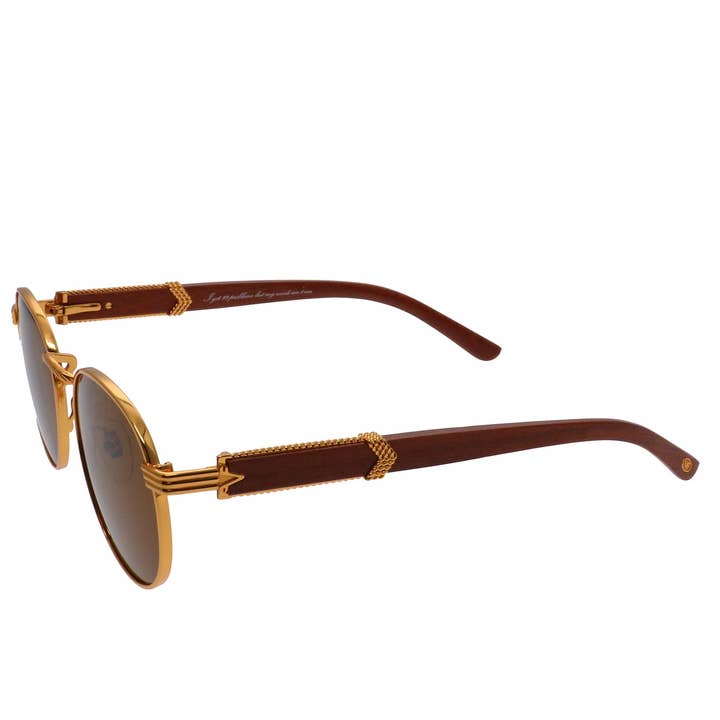 VF Atelier Mirage Woods: Miami Vice (Brown) for wholesale by Vintage Frames Company