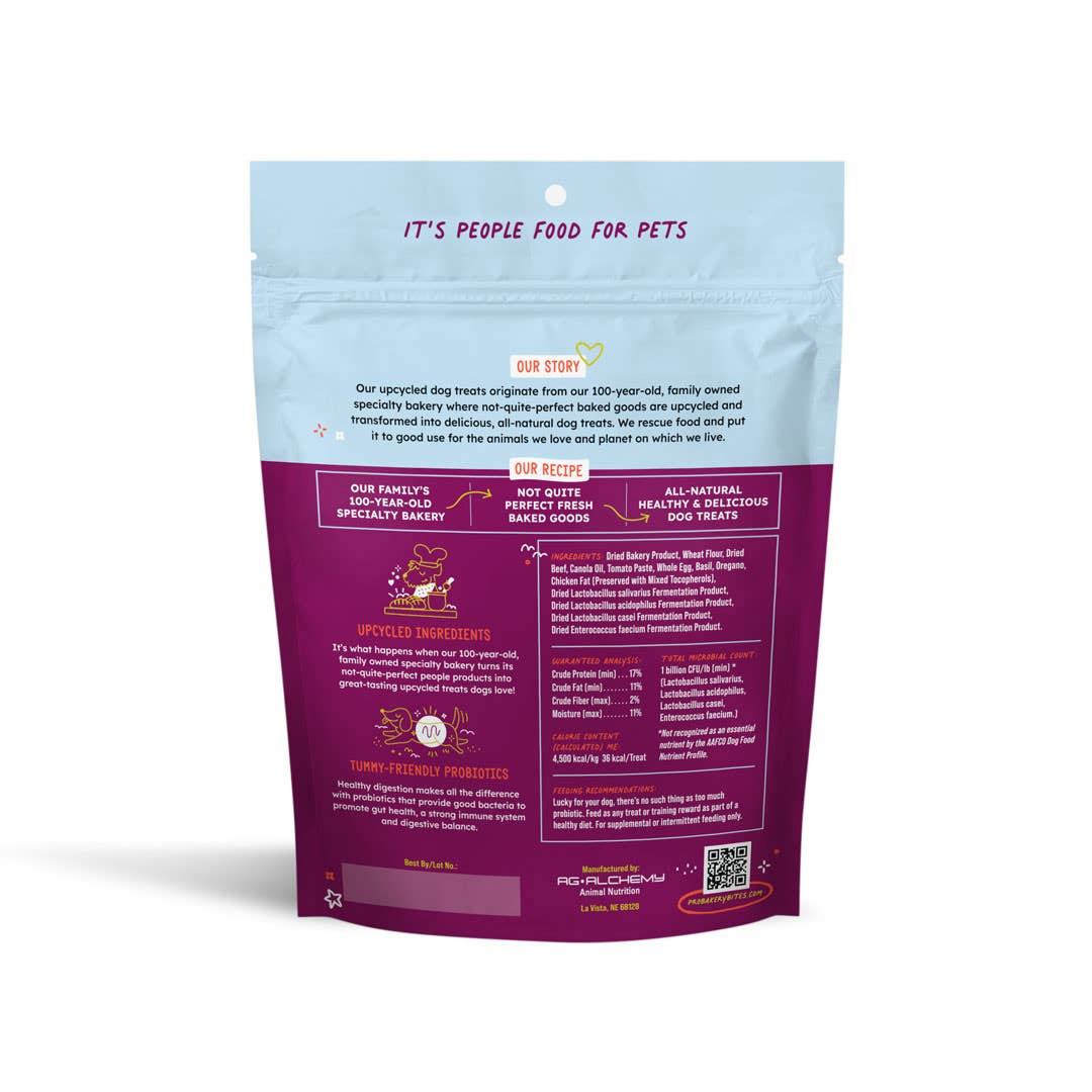 Pro Bakery Bites by Ag-Alchemy - Vente Friandises – chien - Pro Bakery Bites Crunchy - Pass The Meatloaf 6 oz1