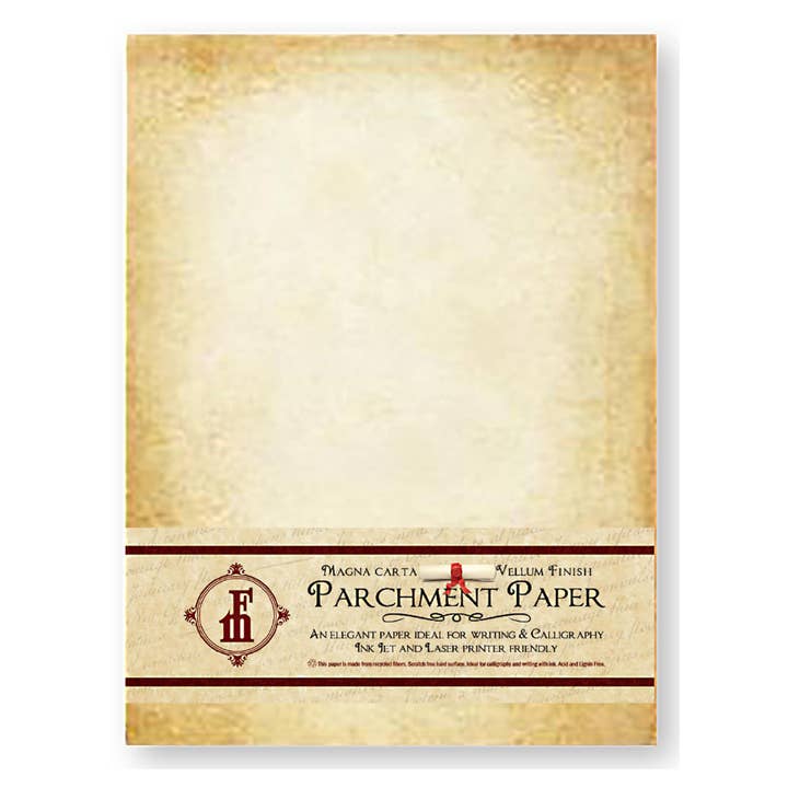 Freund Mayer & Co. - Wholesale Stationery/Notecard Set - Parchment Stationery Pack - 8 1/2x11"
