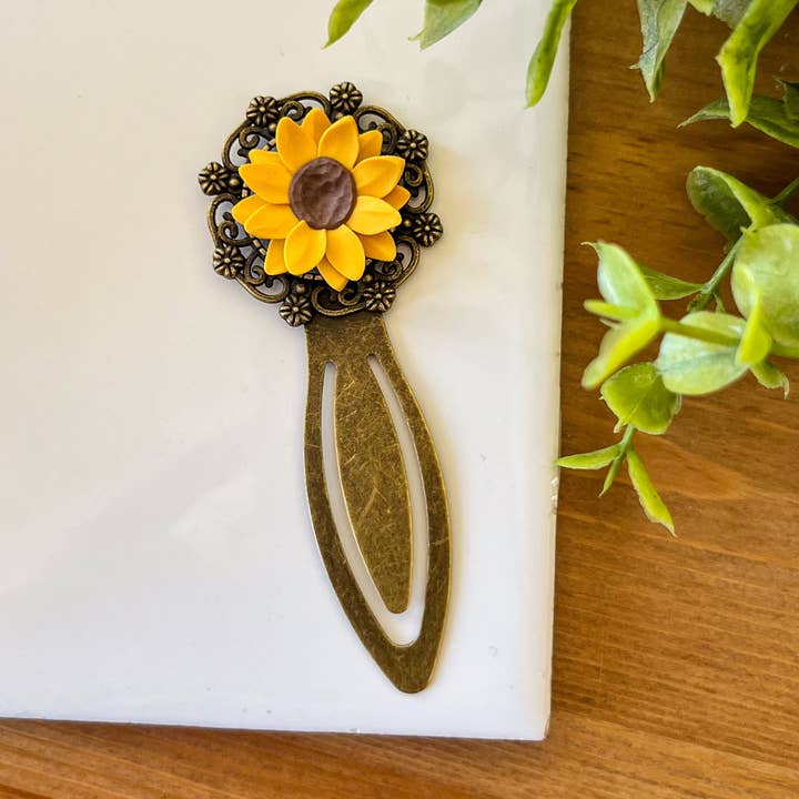 Sunflower Bookmark (short) for wholesale by Retrochrome Creations