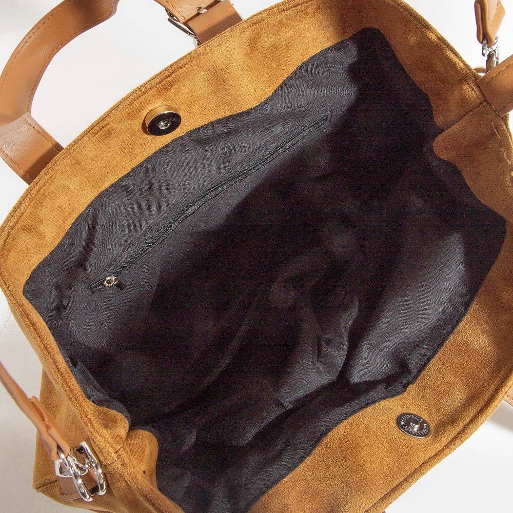 Collections by Fame Accessories - Vente Sac à bandoulière – femme - Sac cabas avec détails de sangle à boucle en cuir7