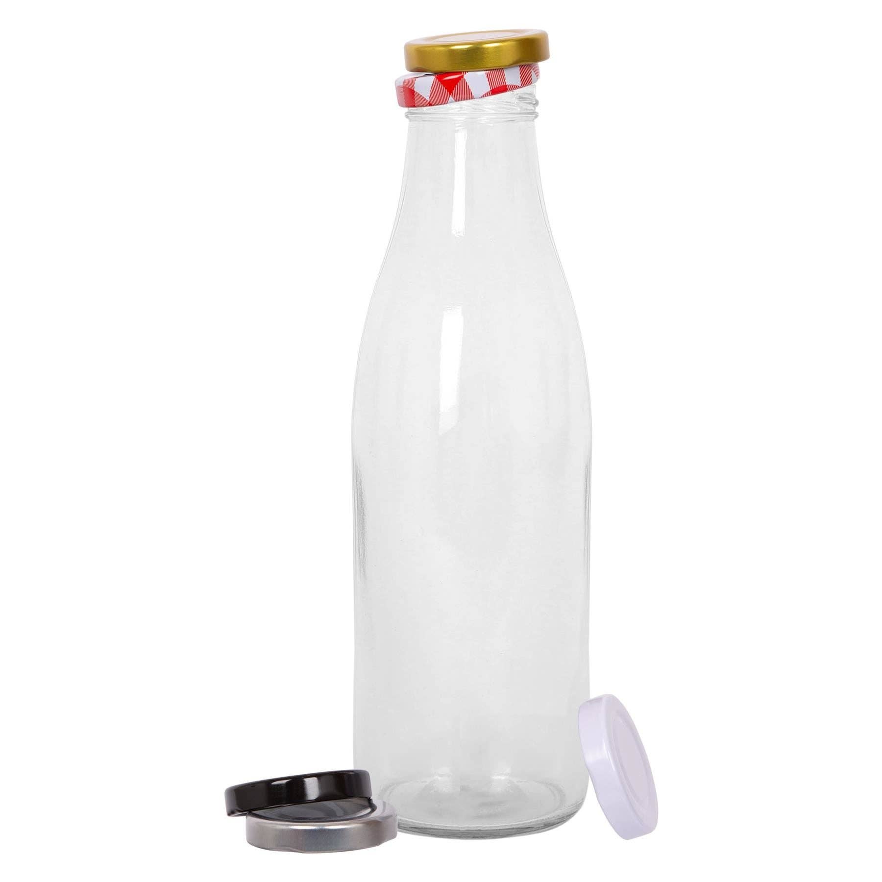 Rinkit Ltd – wholesale Water bottle – 960ml Glass Water Bottle with Metal Lid0