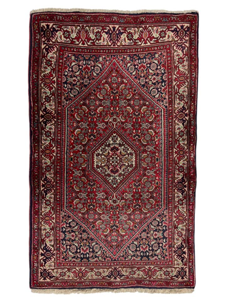 Bidjar Persian Vintage Hand Knotted Wool Rug - 130 x 80 cm for wholesale by Imaco Rugs