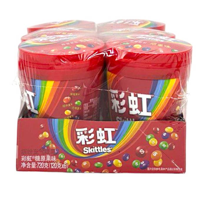Global Bite Co - Wholesale Hard Candy - Skittles Hard Candy Cans Original Fruity (6pk) (China)