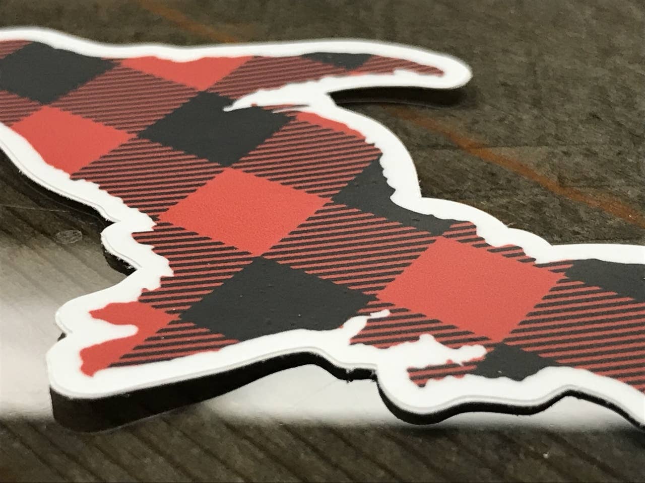 Upper Peninsula Supply Co. - Wholesale Sticker - Buffalo Plaid Upper Upper Peninsula Sticker1
