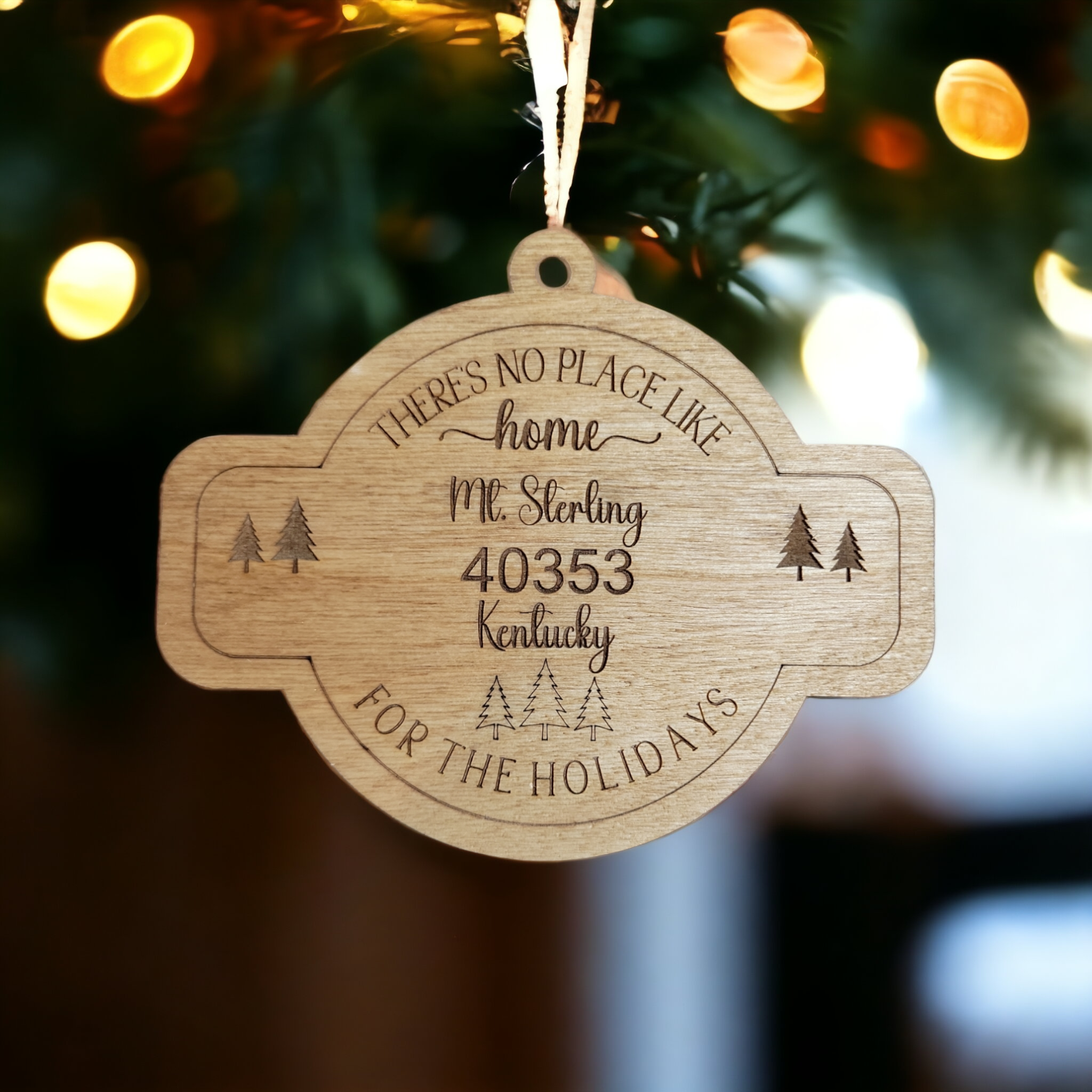 The Wristlet Bar - Wholesale Ornament - Zip Code Christmas Ornament1