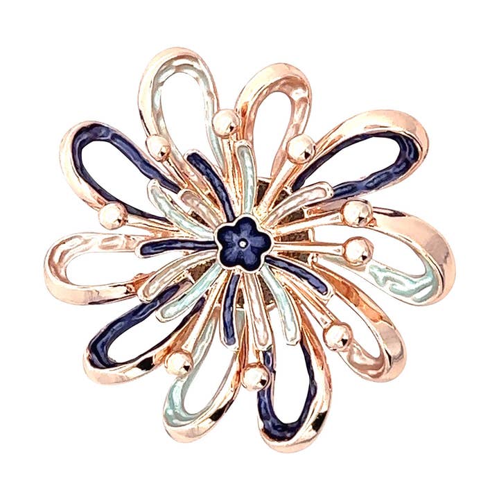 FLOWER BROOCH WITH MAGNETS - SW2364E902 for wholesale by AMORINO SRL