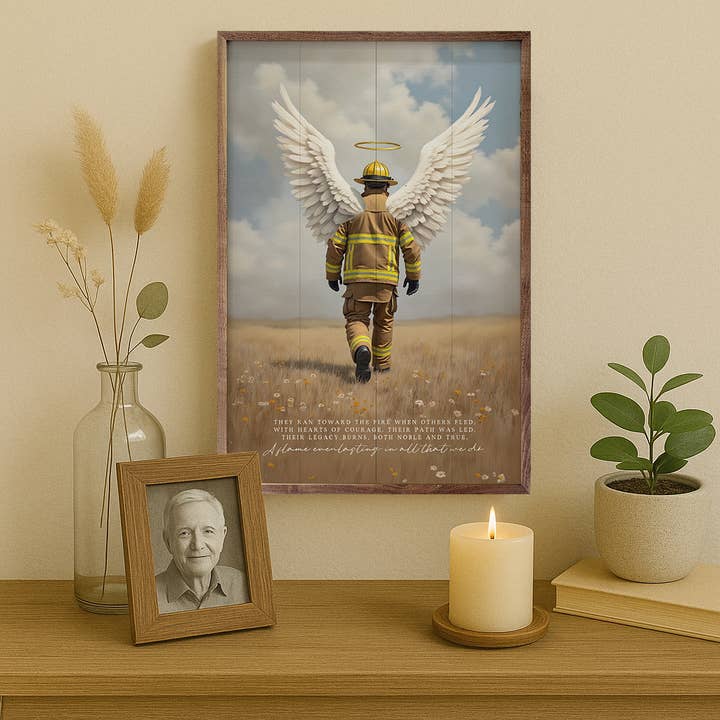 Kendrick Home - Wholesale Wood Wall Art - Fireman's Legacy2