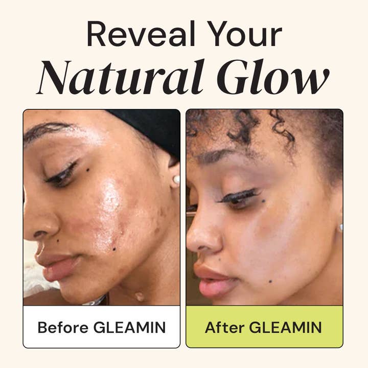 Gleamin - Wholesale Skincare Face Mask - Gleamin - Vitamin C Clay Mask with Brush