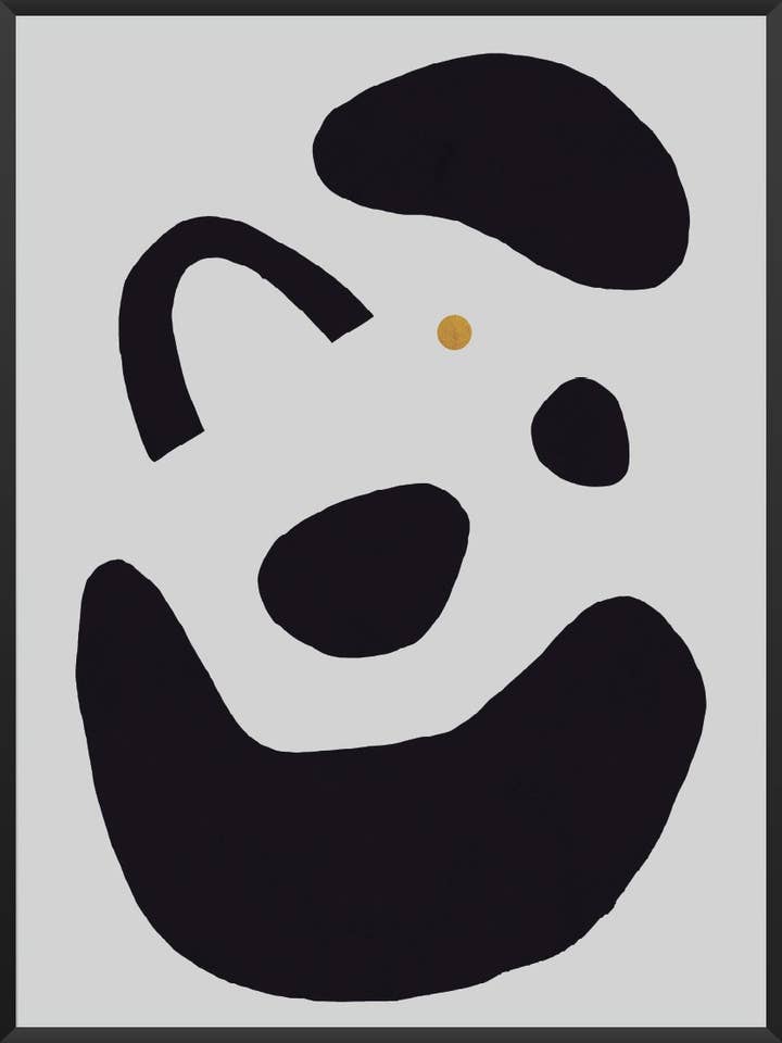 Flow - Poster con motivi neri per la vendita all'ingrosso da parte di Project Nord