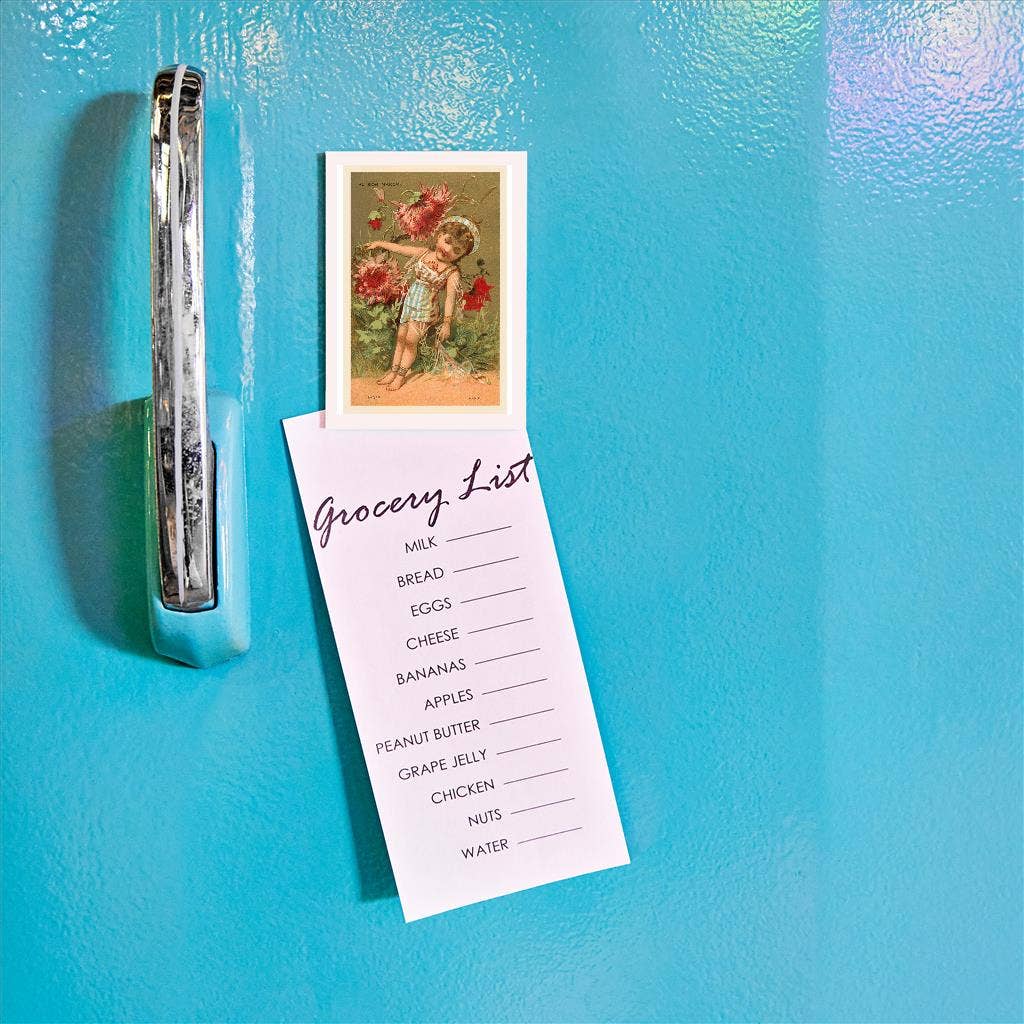 Found Image Press - Wholesale Magnet - Magnet KF-544 Little Girl with Poppies1