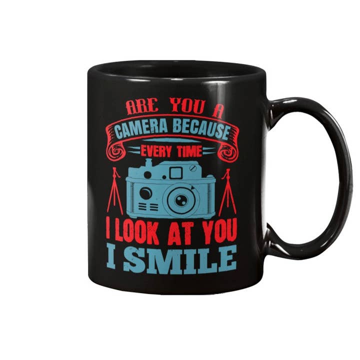 are you a camera because 46# all black for wholesale by Mugs R Us