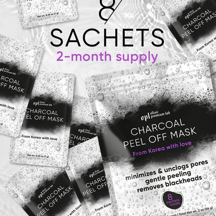 Wonder Family - Wholesale Skincare Face Mask - Charcoal Peel Off Face Mask Korean, 8 pack4