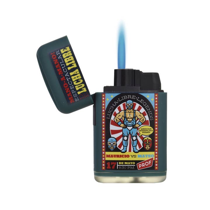 PROF - Vendita all'ingrosso Accendini - 20 ACCENDINI LUCHA LIBRE CAPSULE JETFLAME PROF3