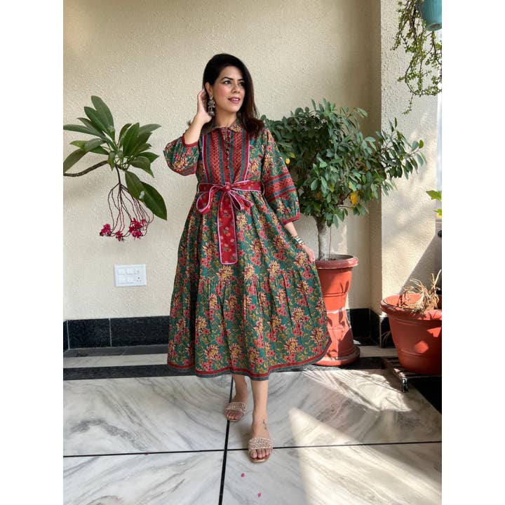 Kalyani Dress | Evergreen and other Purchase Wholesale kalyani. Free Returns & Net 60 Terms on Faire trending on Faire.