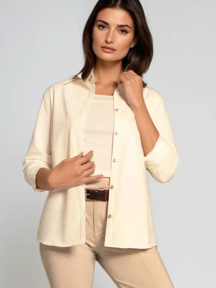Buki + CINQO Single Shot Shirt - White for wholesale by Buki