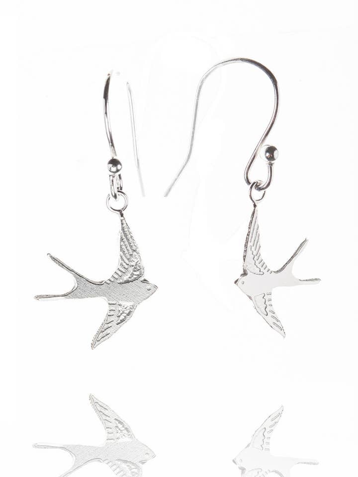 Swallow Drop Earrings for wholesale by Amanda Coleman Jewelry