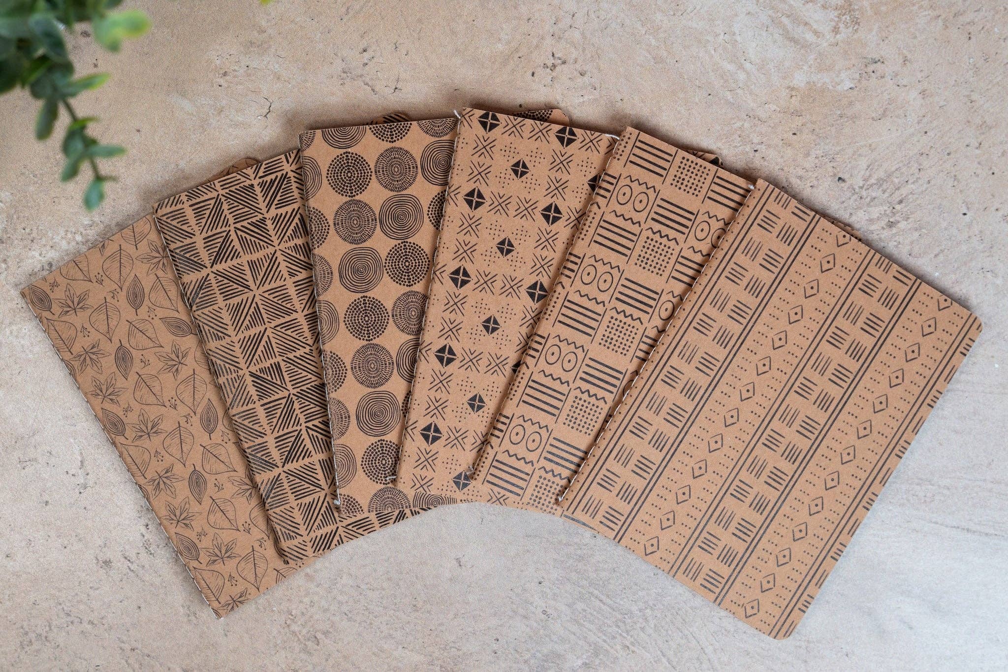 Pounded Yam Productions - Wholesale Notebook - African Print Pocket Notebook - Dots4