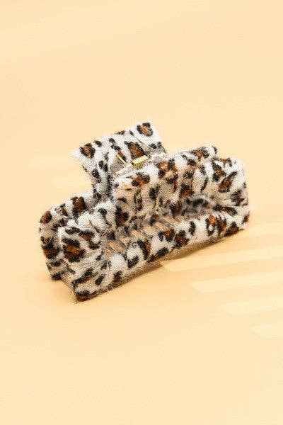 JOSSLYN by wall to wall - Vente Pince à cheveux – femme - PINCES À CHEVEUX EN TISSU À IMPRIMÉ ANIMALIER | 40H47210