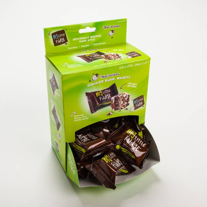 Big Wally Fudge Bites Powerwing - 12pc for wholesale by Big Little Fudge