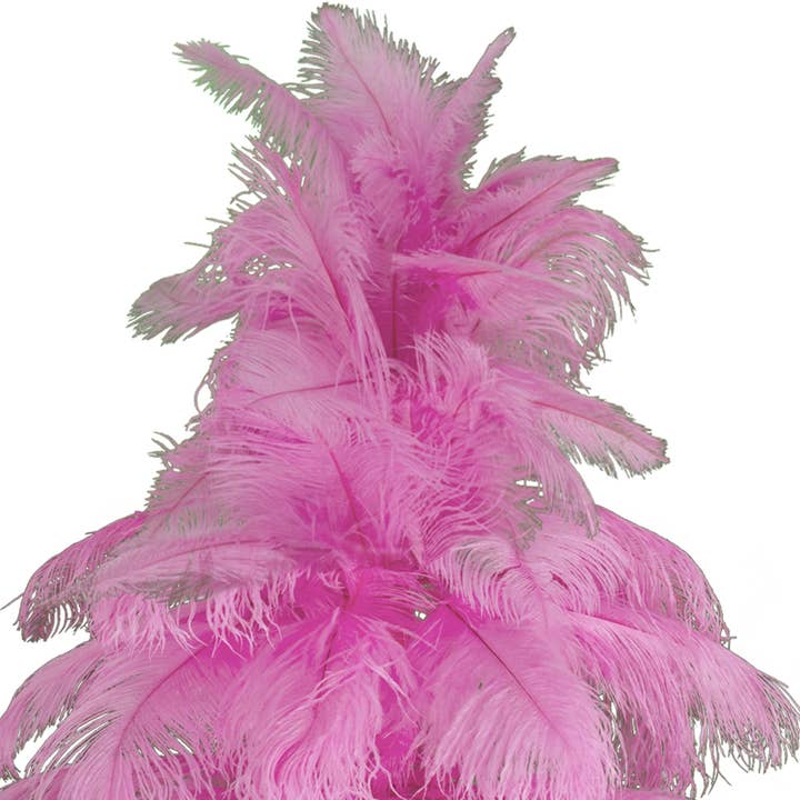 Lee Display - Wholesale Christmas Decoration - Pink Ostrich Feather Tree4